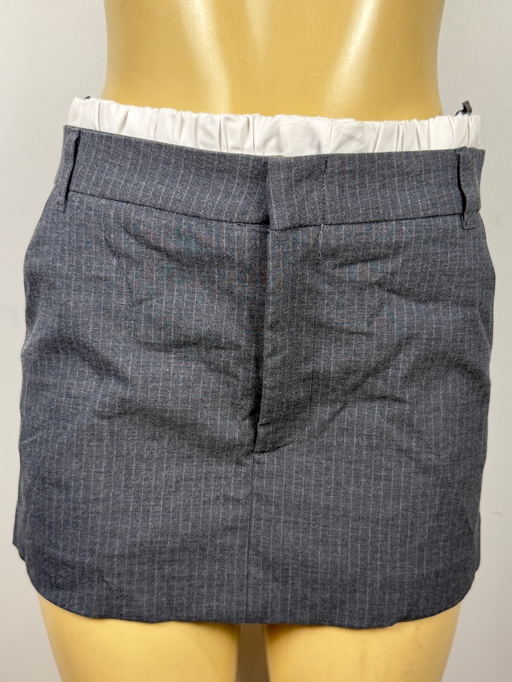 Zara Combo Boxer Skort Sz S Skirt Shorts Pinstripe Twofer